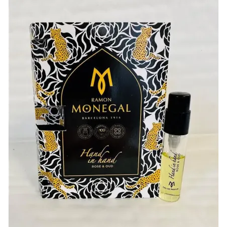 Ramon Monegal Hand in Hand Rose & Oud oficiálna vzorka parfumu 2 ml 0,06 fl.o.z. tester parfumu